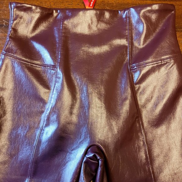 SPANX x Revolve Faux Patent Leather Leggings - Picture 7 of 12
